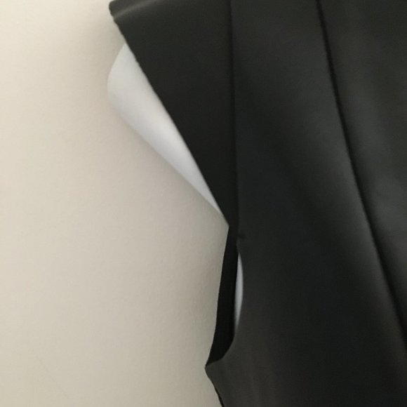 NWOT Dynamite Faux Leather Top - Picture 7 of 12